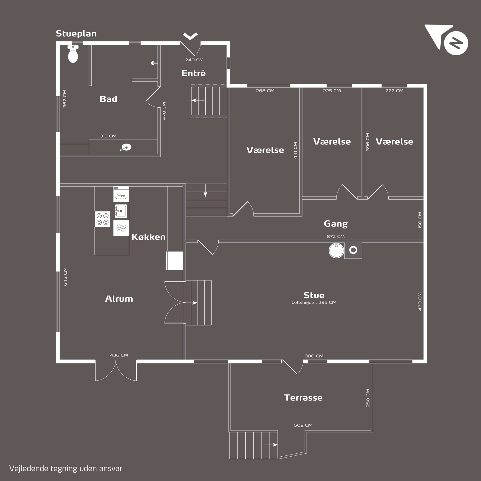Plantegning — stueplan